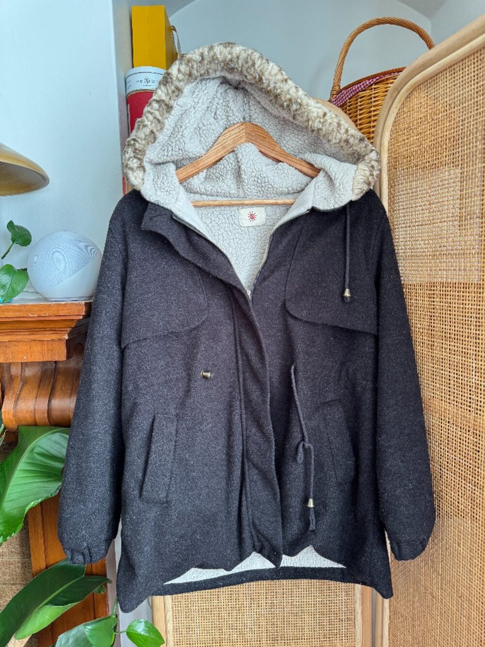 Made in Korea - Women's Gray Hooded Zip Up Jacket